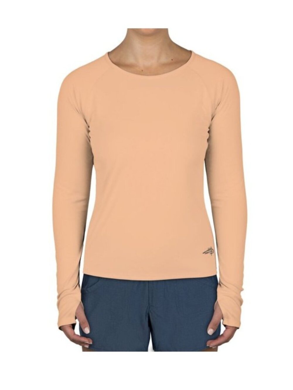 Reel Life Ladies UV Long Sleeve Tee Peach Parfait - SIZE XXL-NWOT